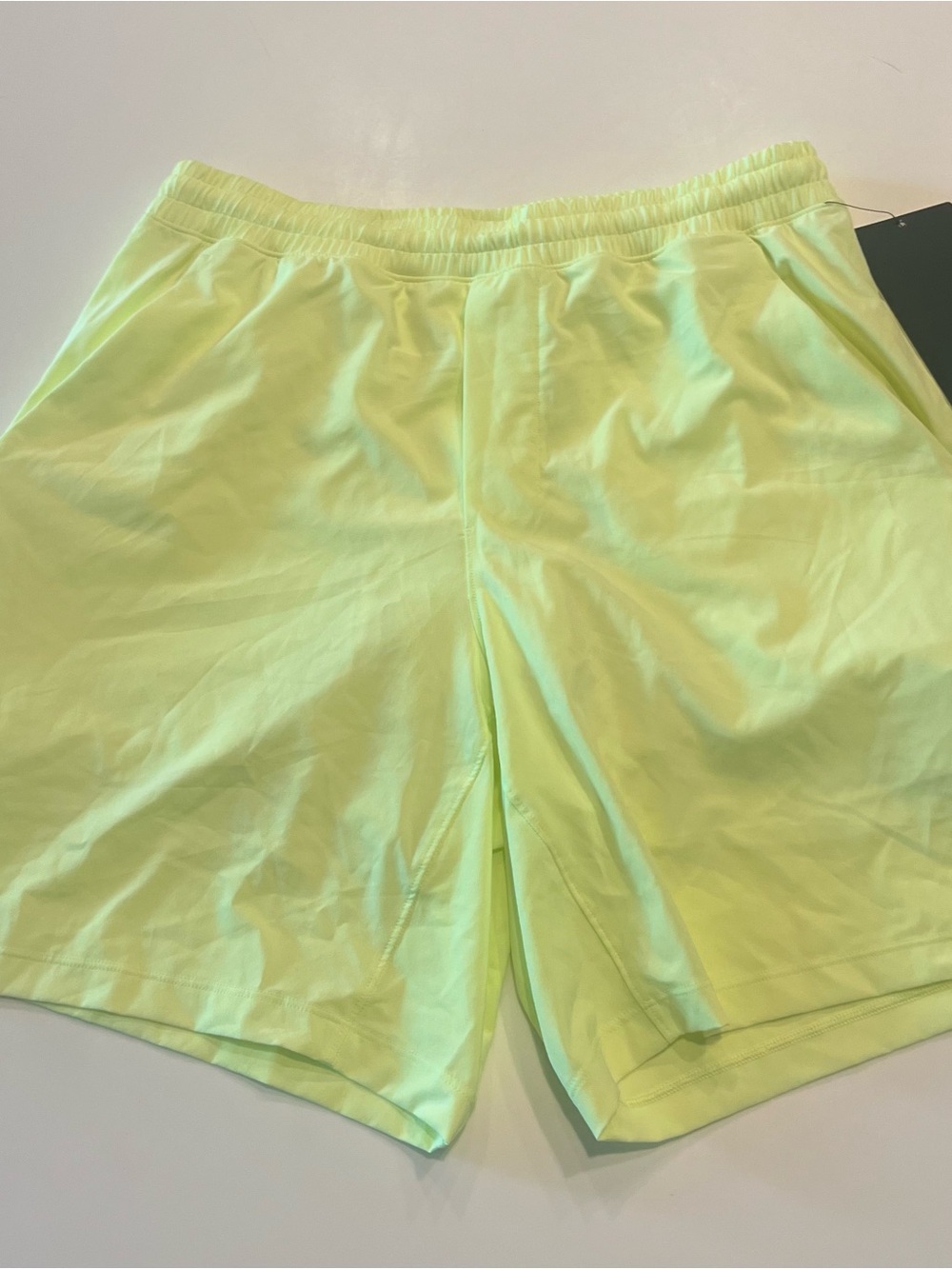 lululemon athletica Men's Neon Lime Performance Shorts